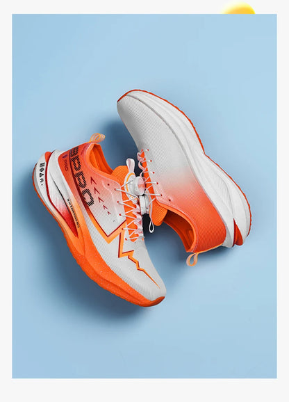 Men Marathon Running Shoes Carbon Board Speciality Sports Breathable Lightweight Women's Comfortable Athletic Nonskid Sneakers