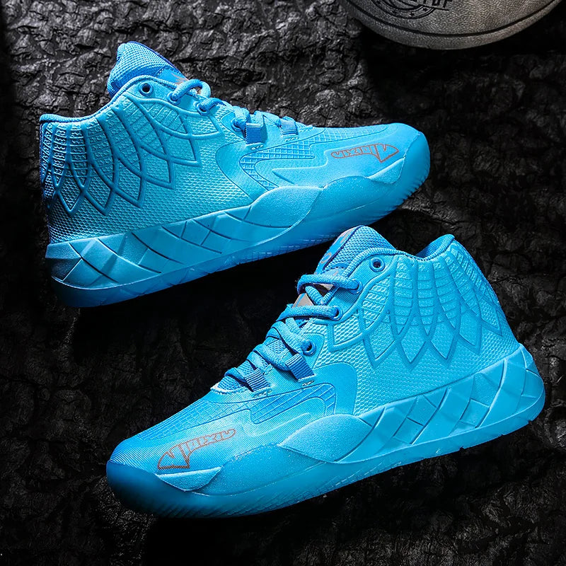 Youth Basketball Shoes for Actual Combat, Outdoor Comfortable Cushioning, Wear-Resistant, Fashionable, Breathable, High Quality