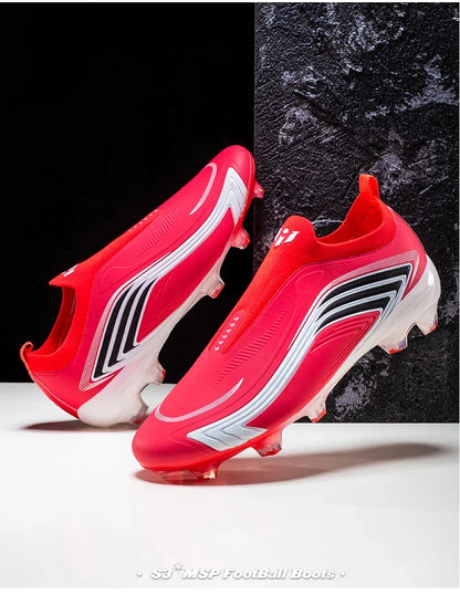 Nouvelles chaussures de football pour hommes, baskets d'entraînement de haute qualité, chaussures de soccer, crampons pour terrain en herbe, futsal, matchs en salle, antidérapantes, best-seller, pour l'extérieur