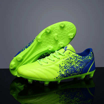 Chaussures de football à crampons longs, baskets d'entraînement de football, disponibles en 4 couleurs. Élégant. Tu es le plus brillant sur le terrain !