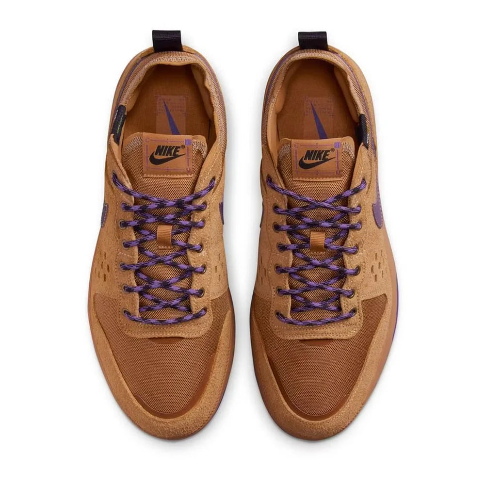 Nike C1TY Retro -muodikkaat, monikäyttöiset, korkealaatuiset ja kestävät matalavartiset lenkkarit, joissa on luistamaton pohja (unisex) – ruskea HJ4316-200