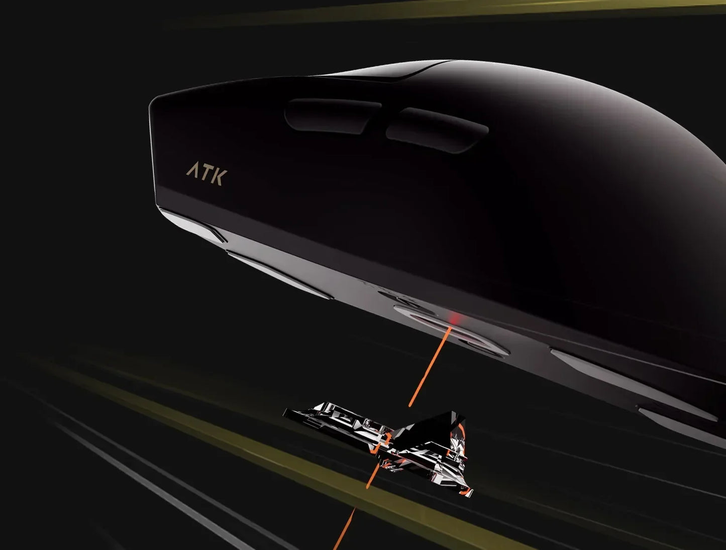ATK Blazing Sky X1/X1V2 kabellose Gaming-Maus 8K Low Latency, leichte FPS Liekong E-Sports-Gaming-Maus, individuelles PC-Zubehör