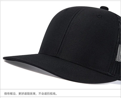 High Quality Mesh Baseball Cap Women Men Summer Cotton Breathable Sunhat Unisex Adjustable Snapback Trucker Hats Male Female