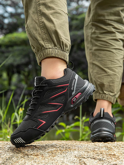 Men's Hiking Shoes Waterproof All-Terrain Outdoor Sneakers Non-Slip for Trekking Camping Tactical Training Outdoor Cycling