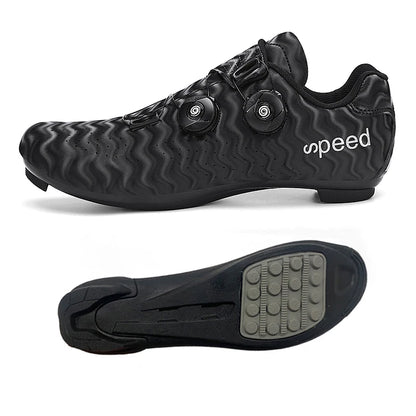Neue Fahrradschuhe für Herren, selbstverriegelnde Rennrad-Sportschuhe, lockless Trainingsschuhe, SPD-Cleats-Fahrradschuhe für Damen