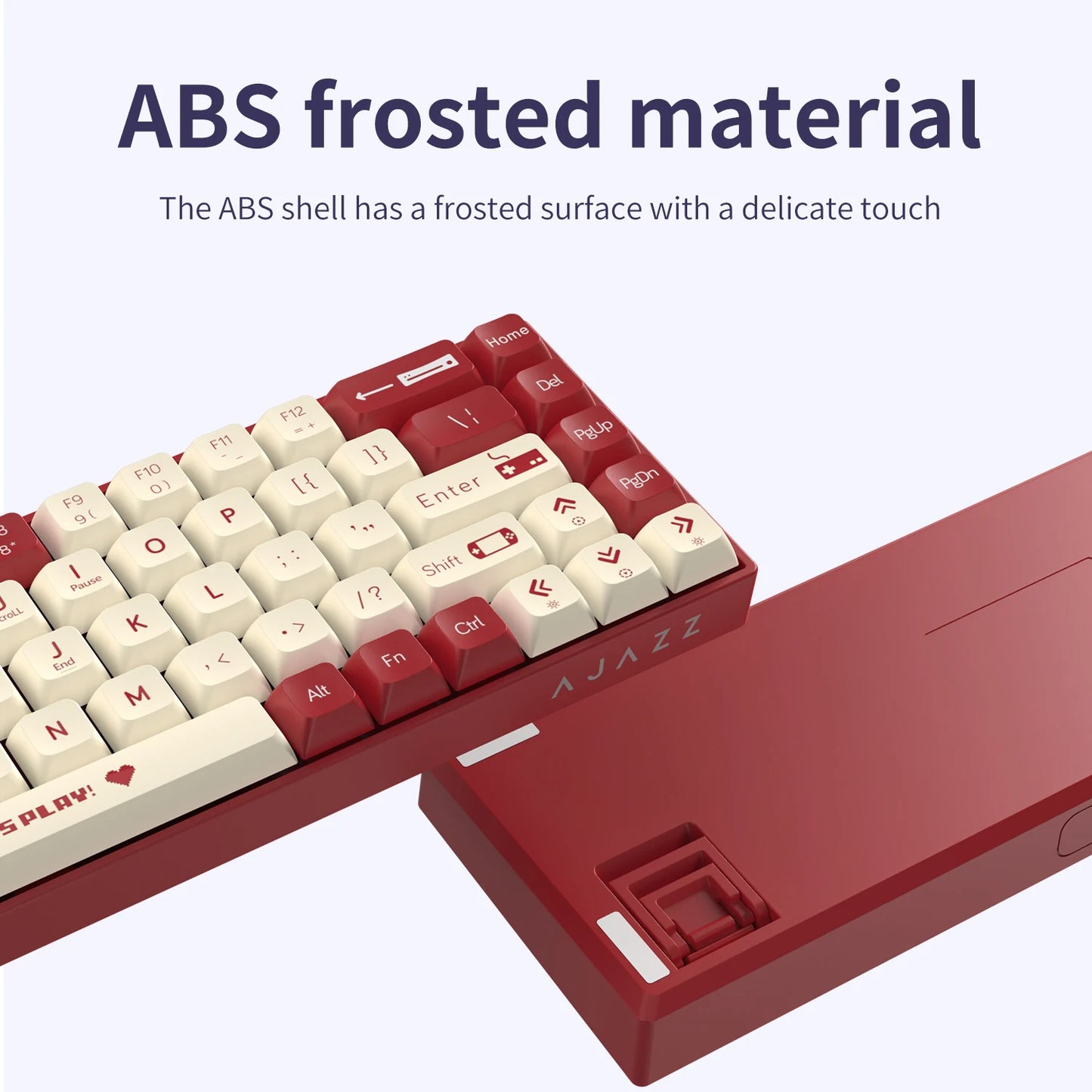 AJAZZ AK680 65% Wireless Mechanical Keyboard ABS Keycap Hot Swap Gamer Keyboard Custom Gasket Gaming Accessories for PC Laptop