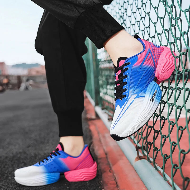 Zapatillas deportivas de alto rebote para pareja, profesionales para maratón, cómodas para jogging, con amortiguación, antideslizantes y para carreras