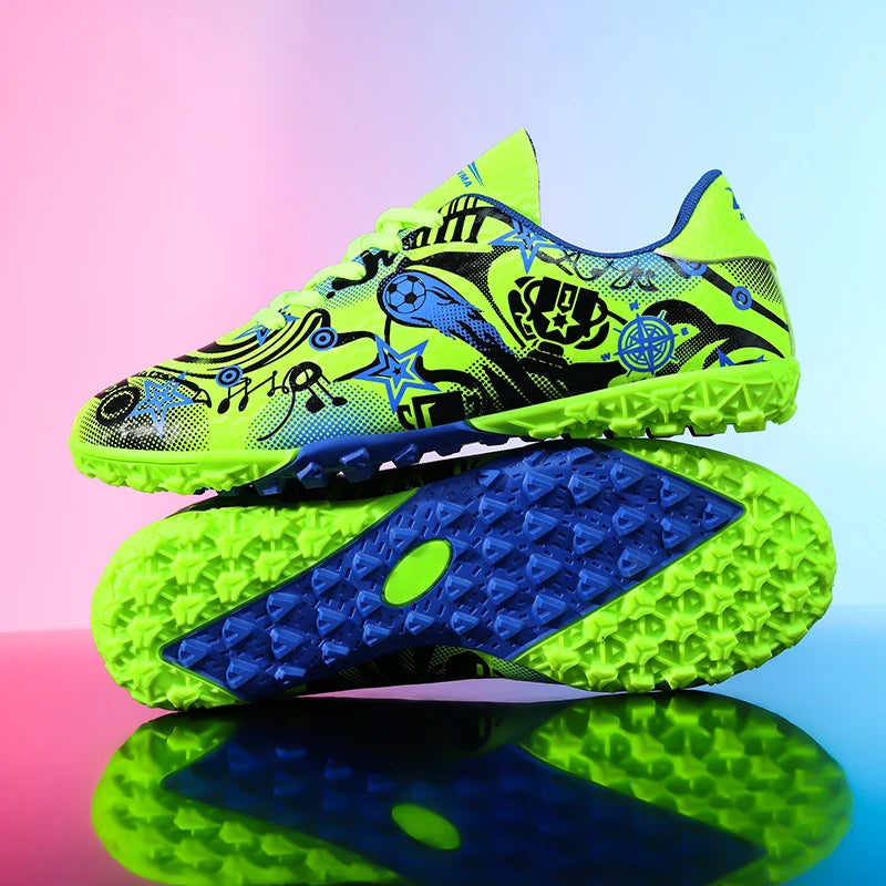 TF/FG chaussures de Football crampons de terrain de Football professionnel pour enfants haute qualité anti-dérapant baskets d'entraînement en plein air chaussures nouveau