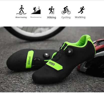 Unisex Road and Mountain Bike Lock Shoes, Outdoor Pedal-Assisted Bicycle Riding Shoes, Cross-Border New Model Sports Entertainment