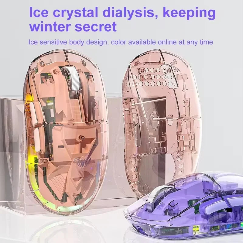 AULA SC660 kabellose Bluetooth-Maus, E-Sports-Maus mit Drei-Modus-Verbindung, leichte Maus, Type-C-Aufladung, für Gaming, Büro, Mädchen und Jungen