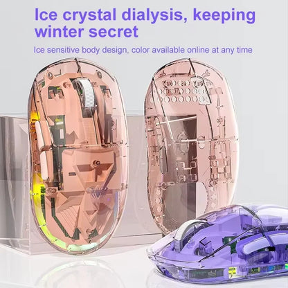 AULA SC660 kabellose Bluetooth-Maus, E-Sports-Maus mit Drei-Modus-Verbindung, leichte Maus, Type-C-Aufladung, für Gaming, Büro, Mädchen und Jungen