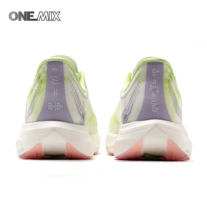 ONEMIX-Nylon Carbon Board Marathon Running Racing Shoes, Professional Stable Support, Shock-relief, Ultra-light Rebound Sneaker