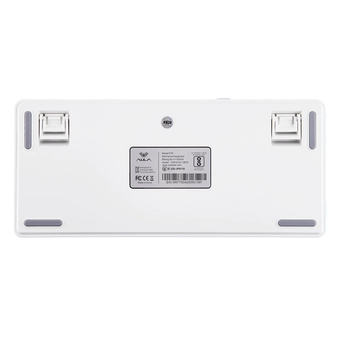 EPOMAKER x AULA F75 ISO-DE kabellose mechanische Tastatur mit Tri-Mode-Konnektivität, deutschem QWERTZ-Layout und 4000 mAh Akku