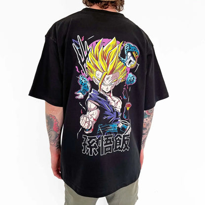 Dragon Ball Z Printed Short Sleeve Cotton T-Shirt Son Goku Vegeta Men Women Clothes Harajuku Y2K Tee Vintage Summer Streetwear