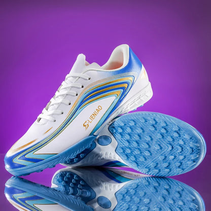 Nouvelles chaussures de football pour hommes, crampons de terrain antidérapants, chaussures de football pour l'entraînement, baskets de haute qualité, futsal, intérieur, vente chaude, extérieur