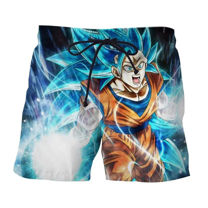 2026 Summer Dragon Ball Young Goku Printed Shorts Men Retro Classic Oversized Breathable Fitness Streetwear Unisex Adult & Kids