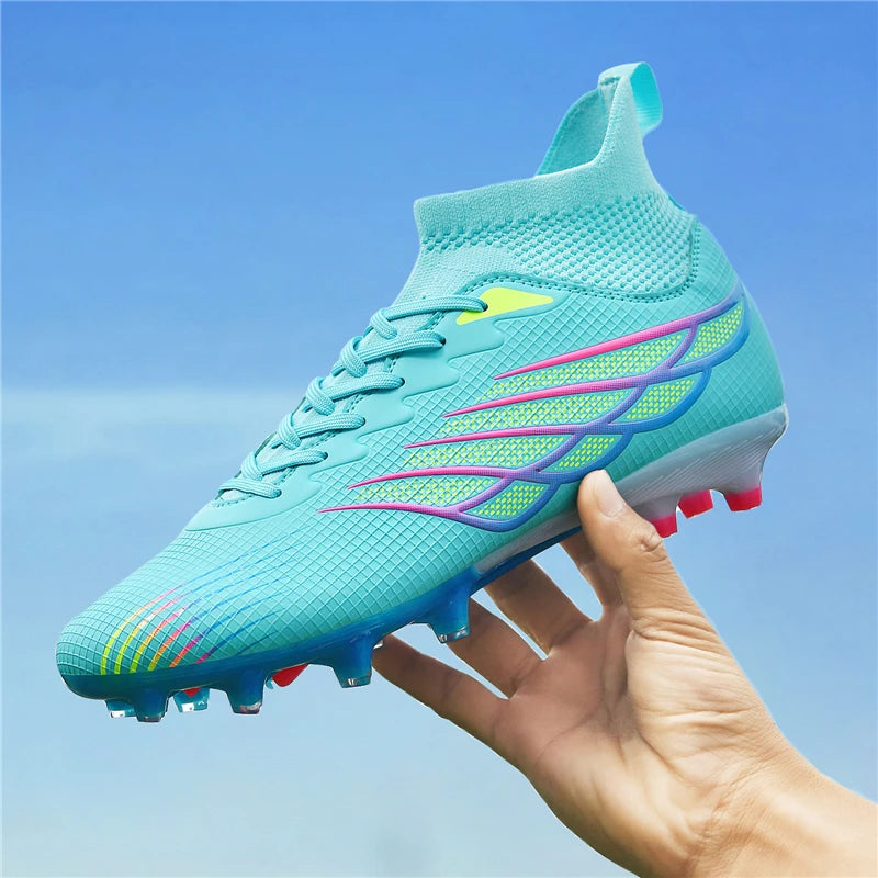 2026 New Superfly FG Football Boots Outdoor Soccer Cleats Black Shoes Soft Sport Professional Breathable Comfortable Boots