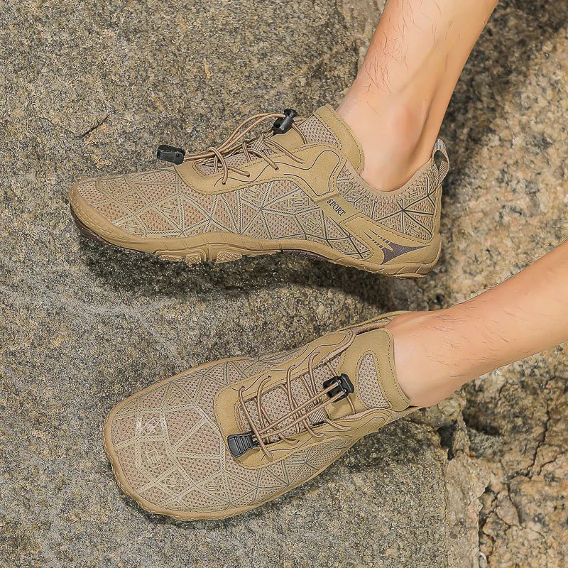 Barefoot shoes, quick-drying non-slip outdoor men's lightweight wading shoes, suitable for beaches, hiking, fitness, sports shoes size 36-4
