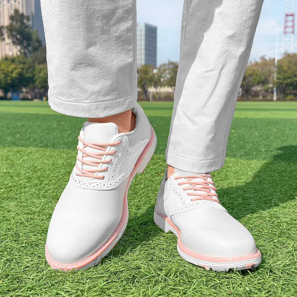Ladies' Professional Golf Shoes, Fashionable Casual Walking Shoes, Outdoor Fitness Non-Slip Comfortable Golf Sports Shoes