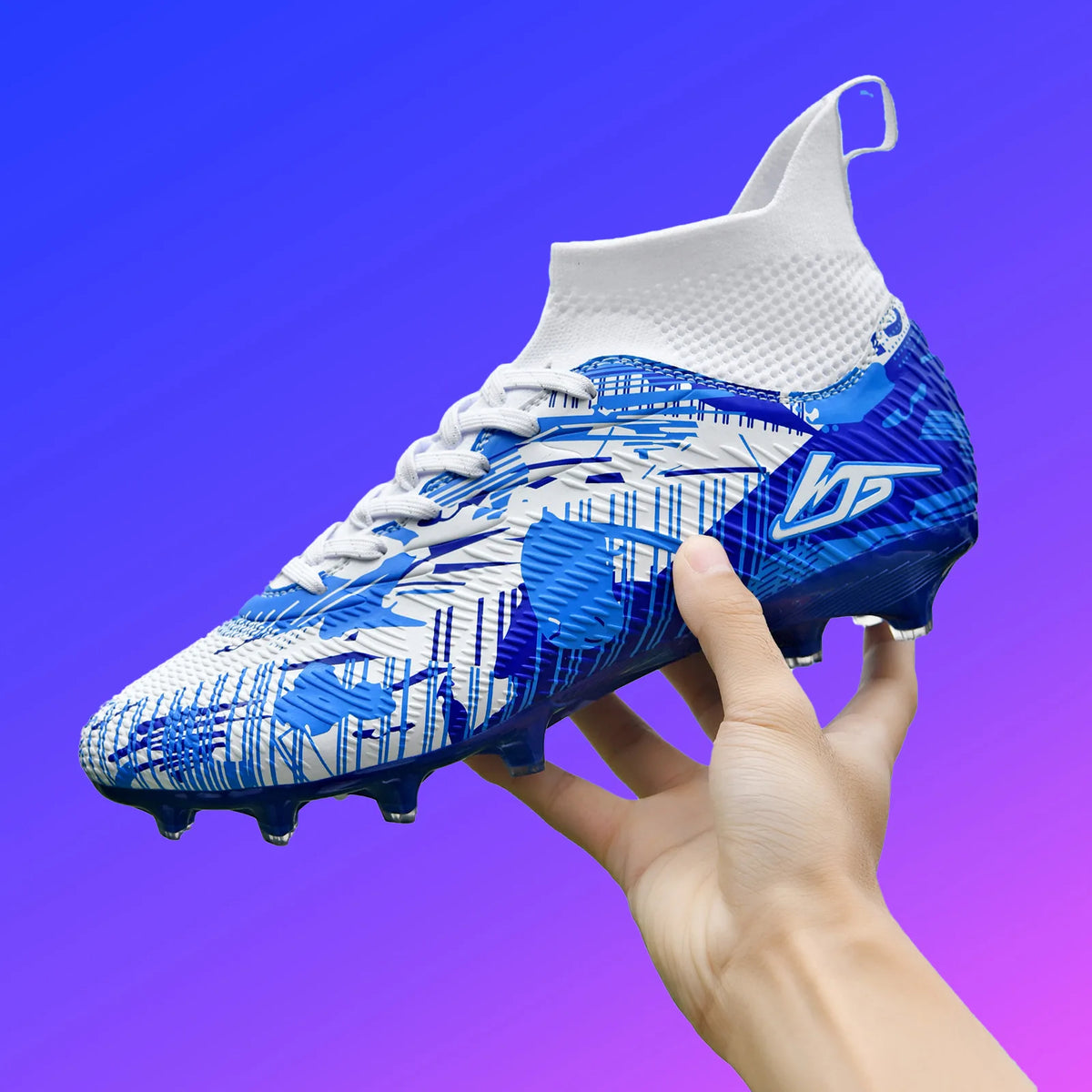 Chaussures de Football pour hommes TF/FG Sneaker garçon confortable société Original résistant chaussures de Football de qualité supérieure bottes de Football à longues pointes