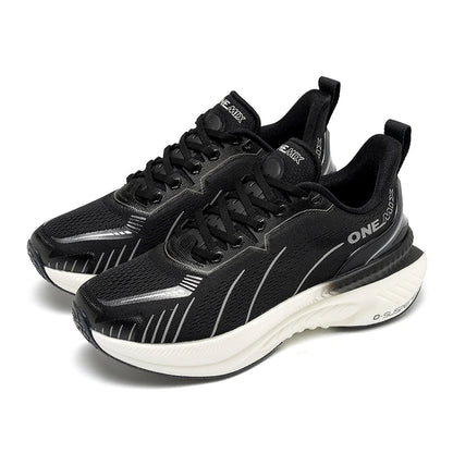 ONEMIX New Cushioning Running Shoes For Men Suitable Heavy Runners Lace Up Sports Women Non-slip Outdoor Athletic Male Sneakers