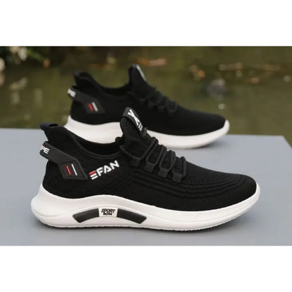 Chaussures d'été en maille respirante pour hommes, chaussures de papa, chaussures de sport et de loisirs pour hommes, chaussures blanches tissées antidérapantes et Anti-odeur pour hommes