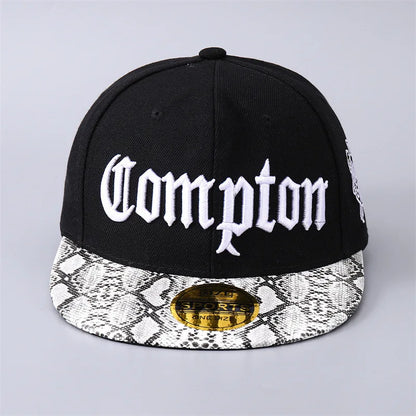 Cross-border Hot Selling in Europe and AmericaComptonBaseball Cap Korean Style Personality Hip-Hop Flat Brim Camouflage Hat