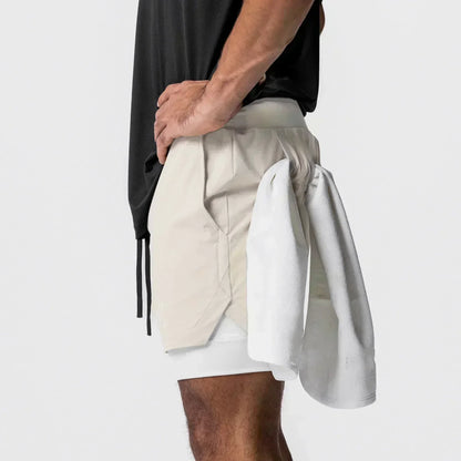 Unisex 2026 Dragon Ball Anime Men's Shorts Sportswear Quick Dry Gym Pants Double-layer 2 in 1 Shorts Y2k Summer New Streetwear