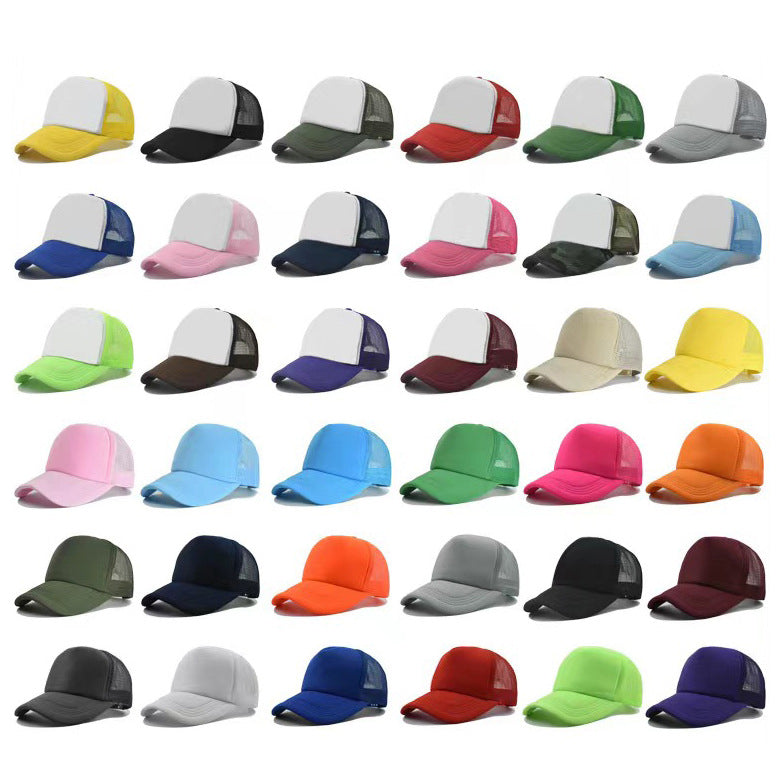 Customized Logo Mesh Baseball Caps Men Women 5 Panel Cheaper Trucker Hats Sports Team Snapback Caps Summer Sun Dad Hat Gorras