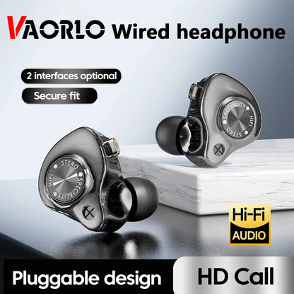 Original 15D Super Bass In-Ear Headphone With Mic 3.5mm AUX/Type-C Digital Chip Headset For iPhone 17 Huawei Xiaomi Android