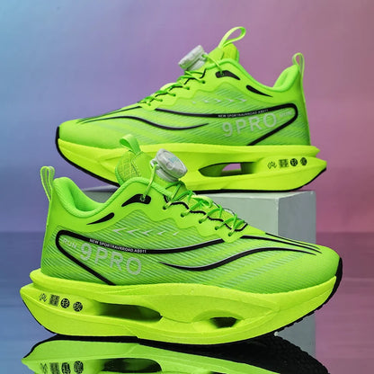 Zapatillas de running para hombre y mujer, transpirables, deportivas de competición, con amortiguación de carbono, ligeras, para jogging y entrenamiento masculino
