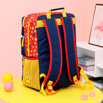 In Stock Minecraft Backpack Large Capacity Lightweight Pressure Relief Cartoon Print Outdoor Travel Hiking For Men Students