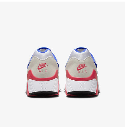 Nike Air Max 180 FJ9259-100 genuínos para homem, ténis de corrida duráveis e com bom suporte