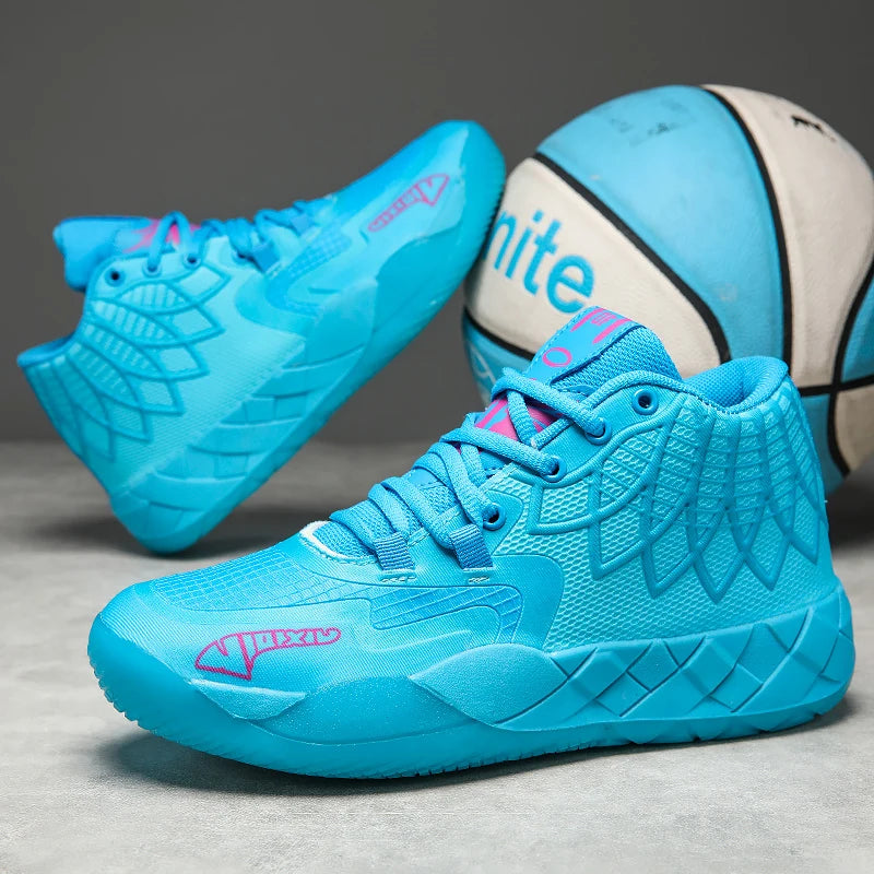 Youth Basketball Shoes for Actual Combat, Outdoor Comfortable Cushioning, Wear-Resistant, Fashionable, Breathable, High Quality