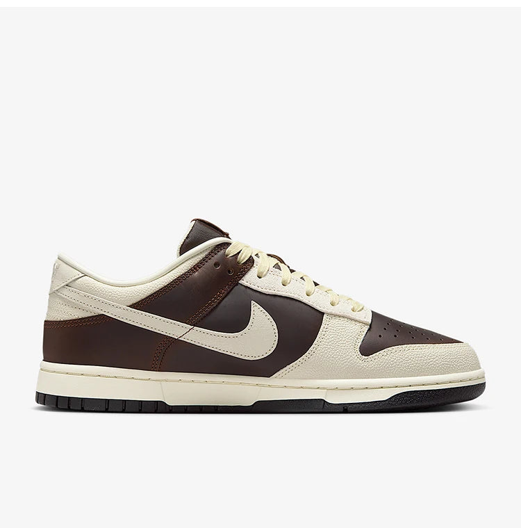 Nike Authentic Dunk Low Herren-Sneaker aus strapazierfähigem klassischem Leder, atmungsaktiv, IH7333-200