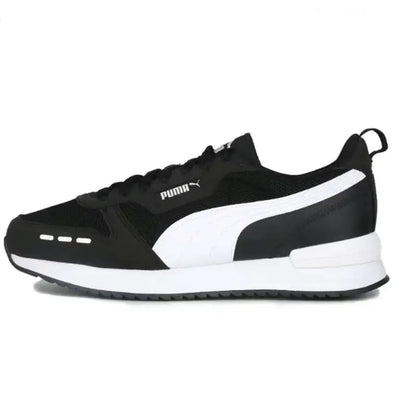 Puma 373117-01 – baskets décontractées rétro unisexes, noires et blanches, chaussures de marche respirantes en maille légère pour la rue et l'extérieur au quotidien