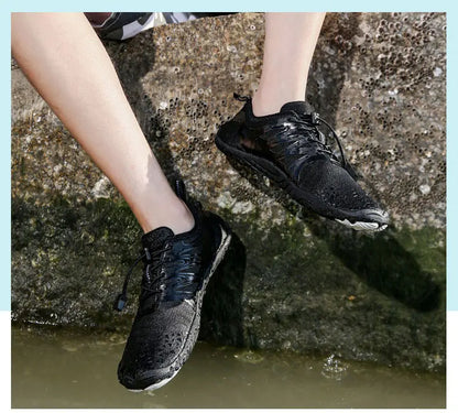 EOCENE męskie i damskie barefoot buty wodne do sportów outdoorowych, szybkoschnące buty na plażę, do pływania, fitnessu, brodzenia, trekkingu i jazdy na rowerze