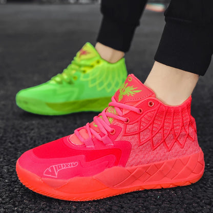 Youth Basketball Shoes for Actual Combat, Outdoor Comfortable Cushioning, Wear-Resistant, Fashionable, Breathable, High Quality