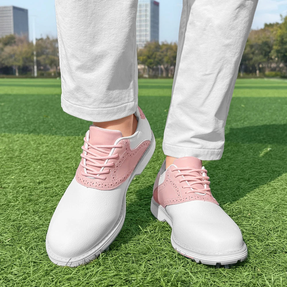 Ladies' Professional Golf Shoes, Fashionable Casual Walking Shoes, Outdoor Fitness Non-Slip Comfortable Golf Sports Shoes