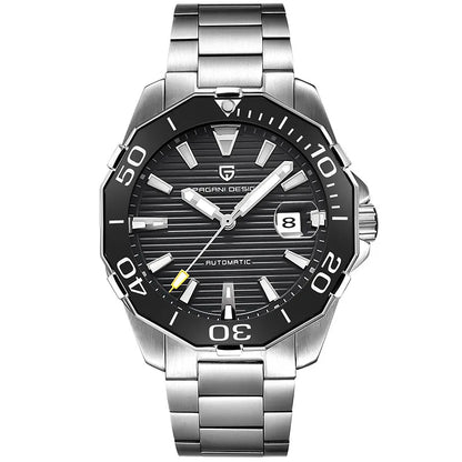 2025 New Brand PAGANI DESIGN 1617 Men's Military Sport Mechanical Watches Waterproof Stainless Steel Top Brand Luxury Men's Watch