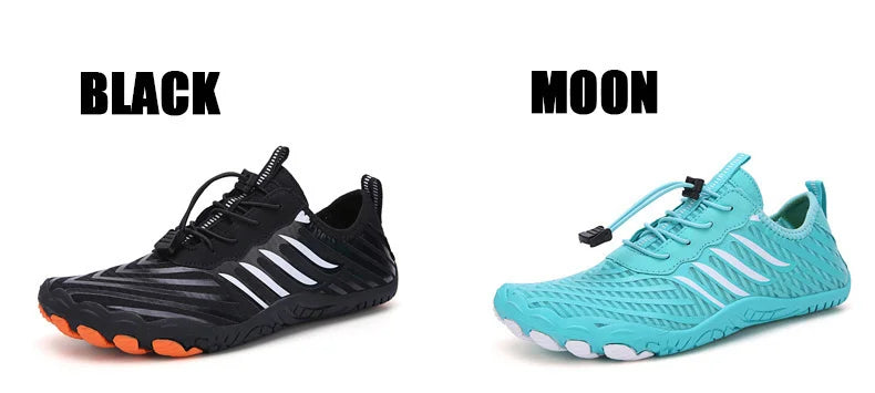 Men and Women Water Shoes, Aqua Shoes, Drainage Beach Sports Swim Sandals, Quick Dry Boating Barefoot Diving Fishing Surfing Sneakers