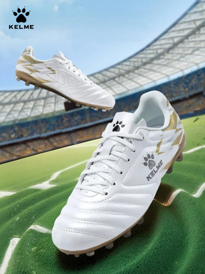 Botas de fútbol Kelme para hombre MG, botas de fútbol juveniles de tacos cortos, calzado de entrenamiento y competición profesional, botas de fútbol para niñas
