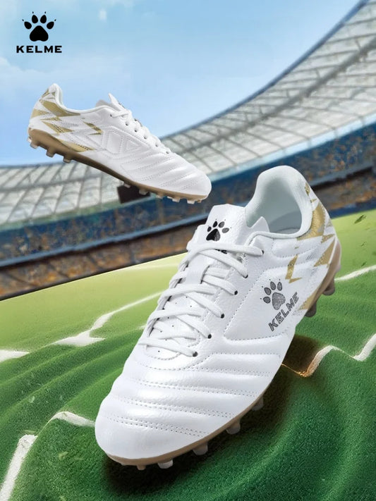 Botas de fútbol Kelme para hombre MG, botas de fútbol juveniles de tacos cortos, calzado de entrenamiento y competición profesional, botas de fútbol para niñas