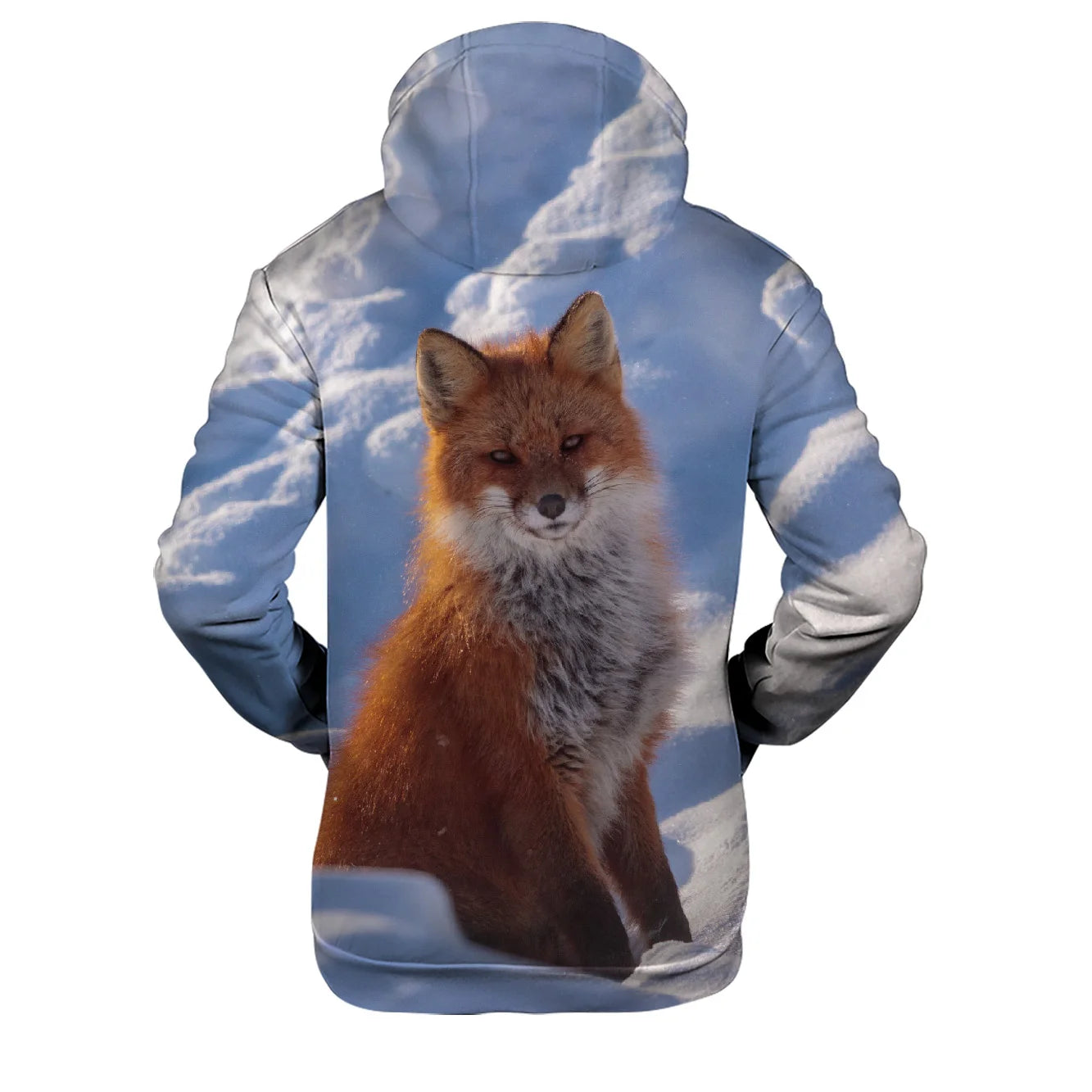 Beliebte Hip-Hop-Novelty-Hoodies und Sweatshirts mit komfortablem Fox-3D-Print für Herren/Damen und Erwachsene/Kinder, lässige Pullover