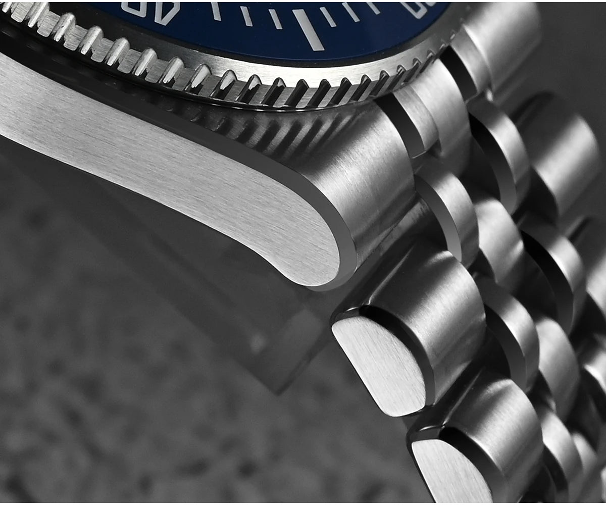 Relógio de mergulho de luxo para homem San Martin 40mm Miyota 9015, mostrador em esmalte sunburst, relógio de pulso mecânico automático, resistente à água 200m, SN0148