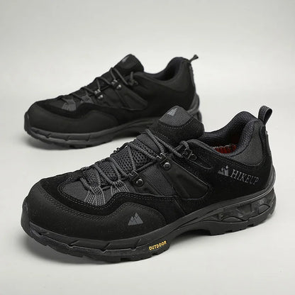 HIKEUP Non-Slip Wear-Resistant Outdoor Hiking Shoes, Breathable Splashproof Climbing Sneakers for Men, Trekking, Tourism, Mountain Shoes
