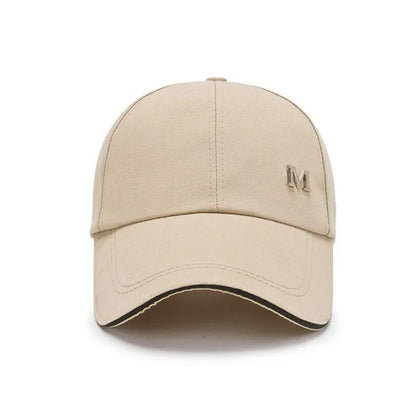 Men Women Baseball Cap Summer Cotton Hat Embroidery Snapback Hip-Hop Cap Adult Sport Sun Hat Casual Long Brim Sunscreen Golf Cap