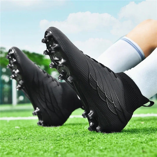2026 New Superfly FG Football Boots Outdoor Soccer Cleats Black Shoes Soft Sport Professional Breathable Comfortable Boots