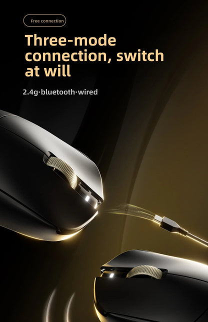 Mouse gaming esports VGN Dragonfly F2 ProMax/Ultra 42000DPI 0.125ms per CS:GO, latenza cablata/wireless Dual 8K, 3 modalità, PAW3395/3950