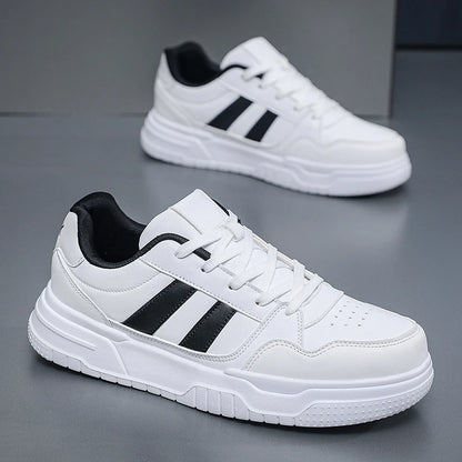 Plus Big Size 50 51 52 Men's Leather Sneakers Casual Sports Shoes Flat Skateboard Shoes Hot Sale for Dropshipping